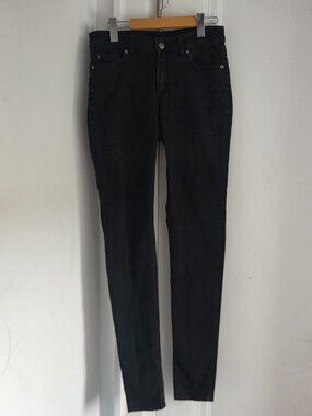 Cheap Monday Him Spray Black Super Skinny Jeans Size 30/31